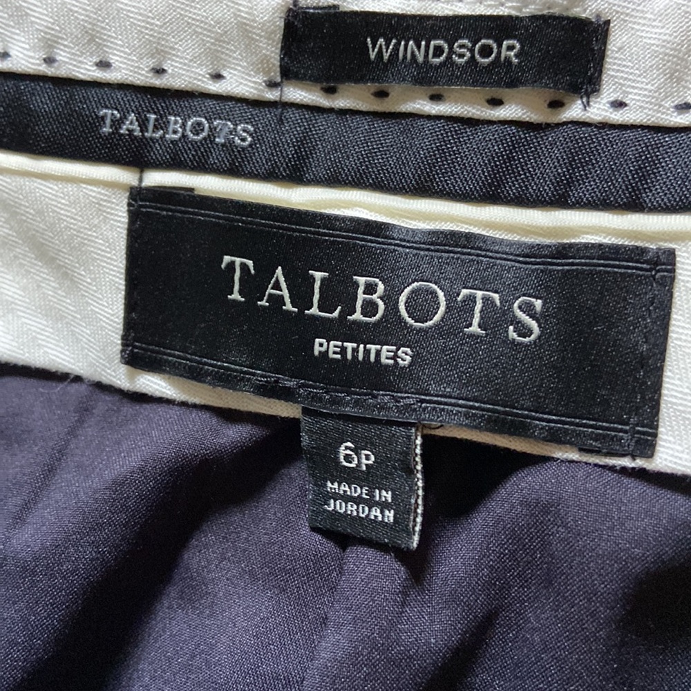 Talbots Windowpane Wool/Blend Pants - image 6